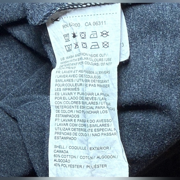 PUMA Lightweight Sweatshirt w/Hood,Black & Gray,Women's Size Large - Picture 8 of 9